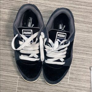 Puma Dark Sneakers with Light Laces